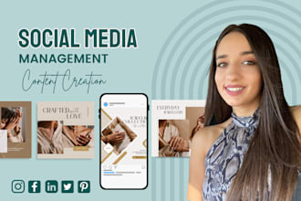 be your social media marketing manager and content creator