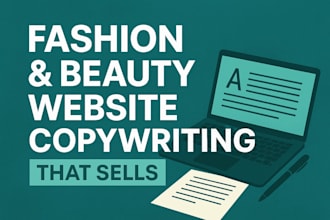 write website copy for fashion and beauty brands