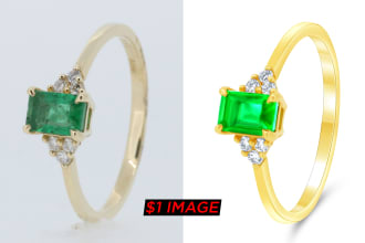do jewelry product retouching and photoshop editing