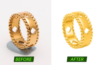professionally retouch your jewelry photos