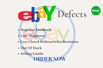 remove your ebay defects and bad feedback