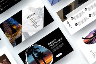 design modern professional powerpoint and google slides