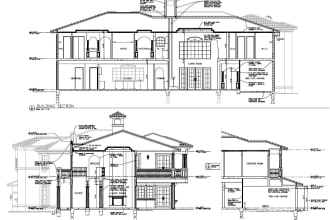 be your architect draftsman for house plan, real estate and commercial building