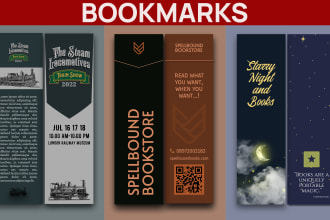 design print ready bookmarks