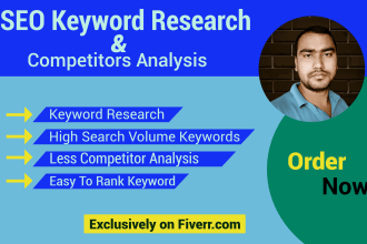 do best SEO keywords research and competitor analysis