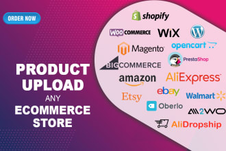 product add or upload products to any ecommerce store
