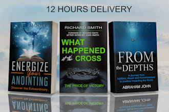design christian book cover ,  createspace book cover design