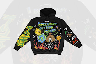 create streetwear design y2k t shirt artsy clothing merch