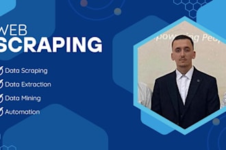 professionally web scrape and extract data for you