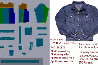be a sewing pattern, tech pack maker for your project