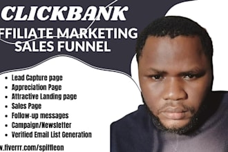 build clickbank sales funnel for affiliate marketing