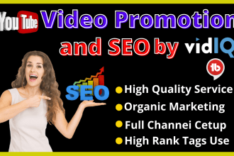 do youtube video promotion or SEO with vidiq and tubebuddy