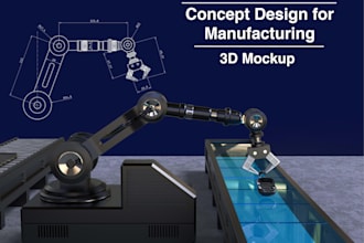 3d modeling and rendering , 3d mock up