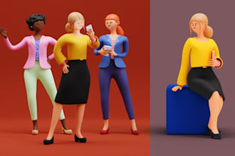design custom 3d illustration