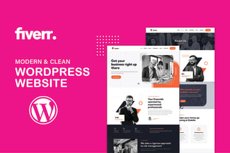 design a wordpress website using elementor pro, astra pro, divi, avada