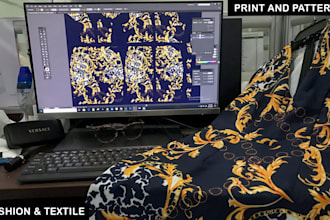 design patterns for textile and embroidery design