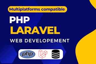 be php laravel web developer for responsive web development
