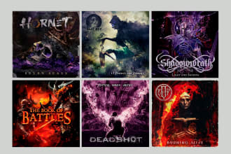 design a metal album cover artwork