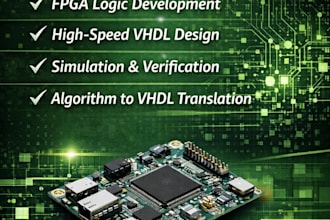 provide vhdl design for fpga and digital systems