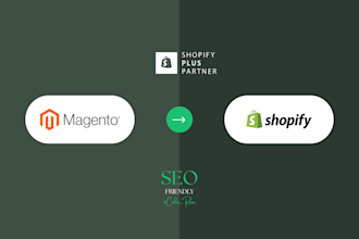 transfer, migrate or move magento website store to shopify or shopify plus