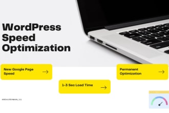 do wordpress website speed optimization, boost and speed up
