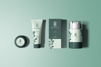 design cosmetic, supplement packaging, and label