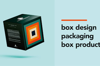 do custom box design, box packaging, box product design