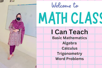 be your online math tutor for all grades