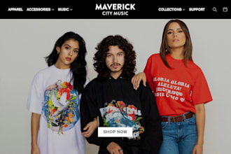 design shopify fashion store, fashion website