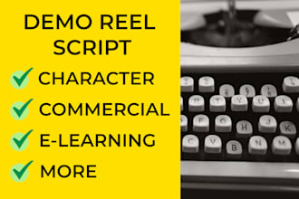 write a demo reel script