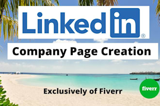 create a linkedin business page, company page professionally