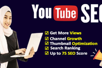 do best youtube channel SEO and video promotion