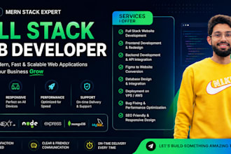 be software developer mern stack developer for full stack web app development