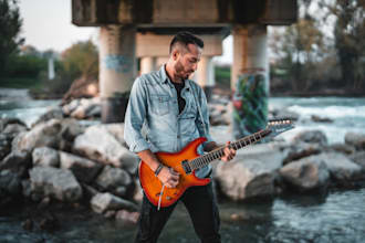 record complete guitar tracks fills, rhythm, guitar solo