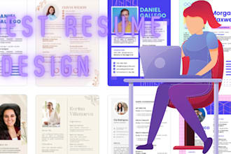 create an attractive single page resume or CV