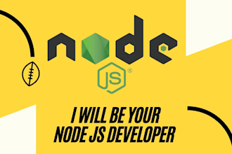 be your nodejs developer