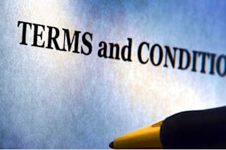 write terms and conditions for your website