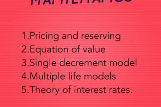 assist you in actuarial mathematics cm 1