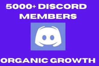 do organic discord promotion for real and organic active members