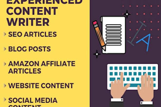 be high quality SEO articles or blog posts writer