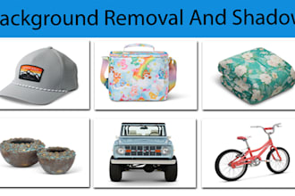 do image background remove and drop natural reflection shadow