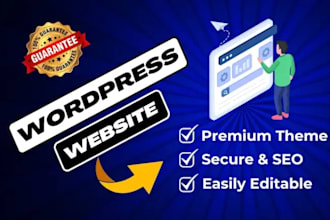 create, design, redesign, and develop your wordpress website professionally
