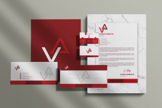 design business card, letterhead, and stationery items
