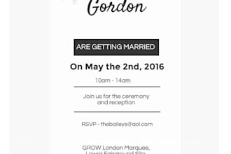 design an invitation for your event