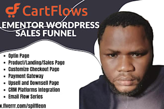 customize wordpress woocommerce sales funnel with elementor and cartflows pro