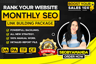 do monthly off page SEO with white hat techniques