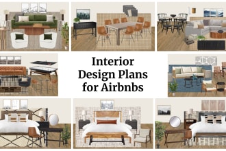 create an interior design plan for your airbnb