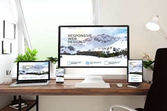 setup modern wordpress website design or shop design