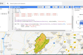 do gee mapping for remote sensing and machine learning tasks