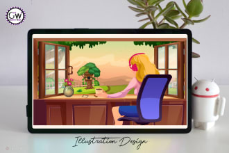 create awesome graphic art and vector illustration